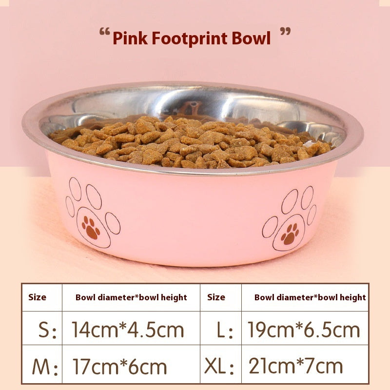 Stainless Steel Anti-tumble Non-slip Pet Bowl