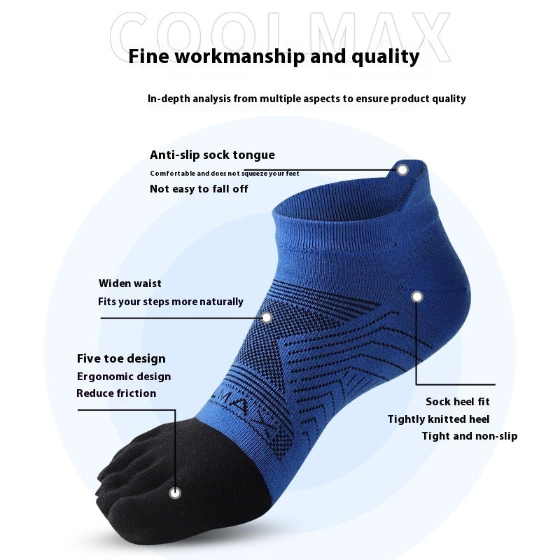 Men's Marathon Sports Toe Socks