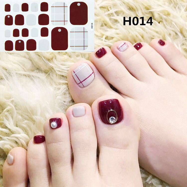 Toenail Sticker Mask Craft Summer