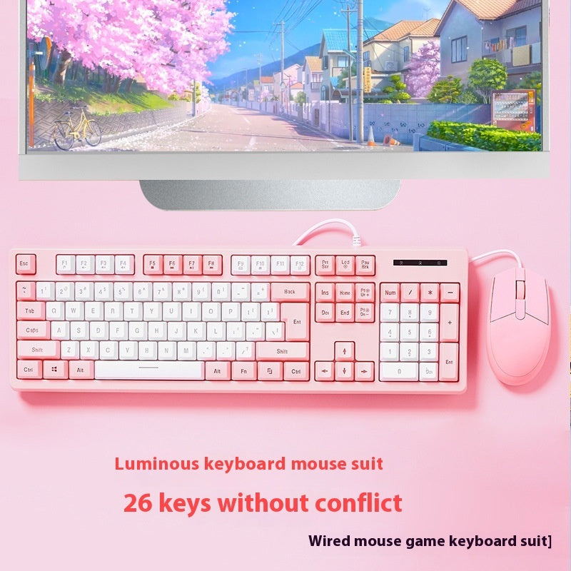 Mechanical Feeling Keyboard Mouse Suit