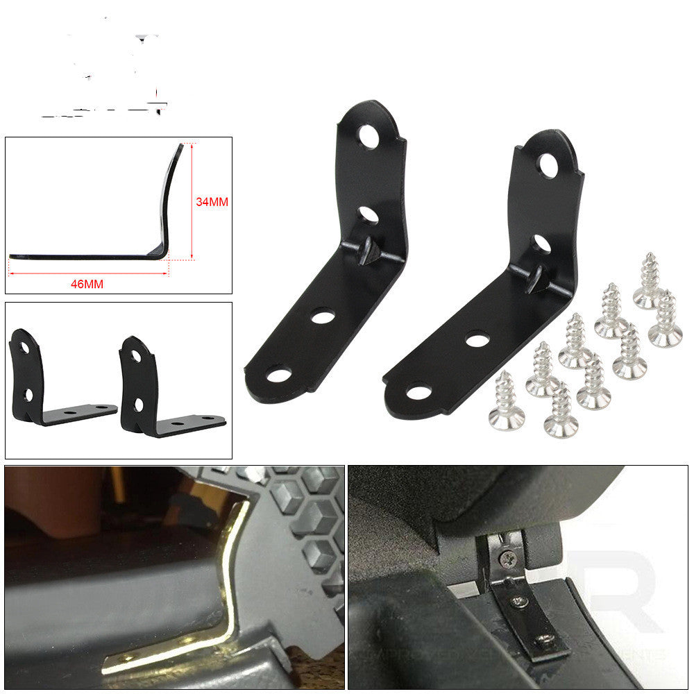 Glove Box Lid Hinge Snapped Repair Kit Hinge Brackets
