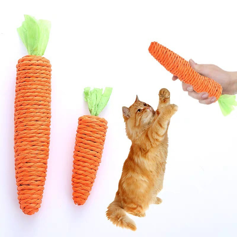 Sound Carrot Kittens Molar Rod Cat Scratch Board