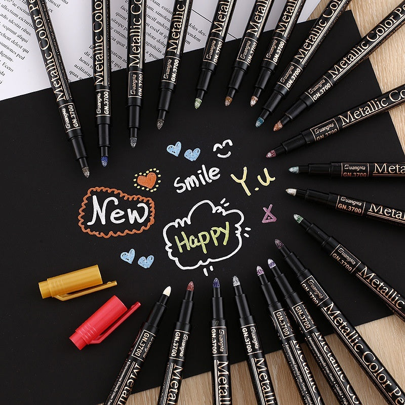 Metal Painting Color Graffiti Pen For Fine Arts