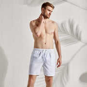Beach Pants Men's Quick-drying Soakable Loose Plus Size With Lining White