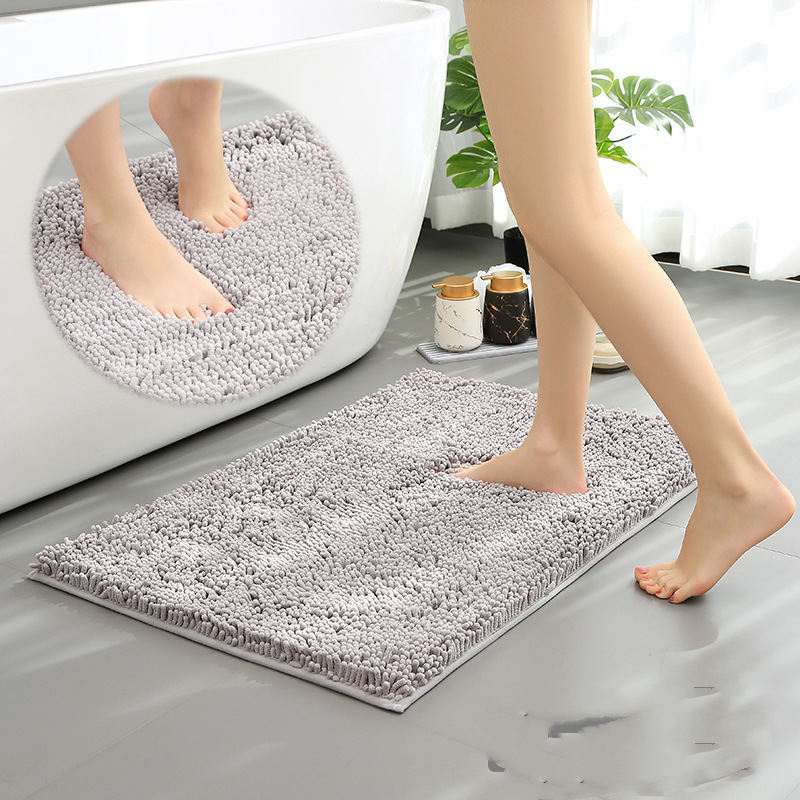 Encrypted Chenille Absorbent Door Mats – Bedroom & Bathroom Carpet