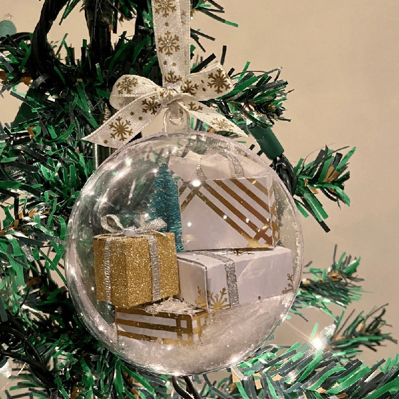 Christmas Tree Transparent Ball Hanging Decoration Ornaments