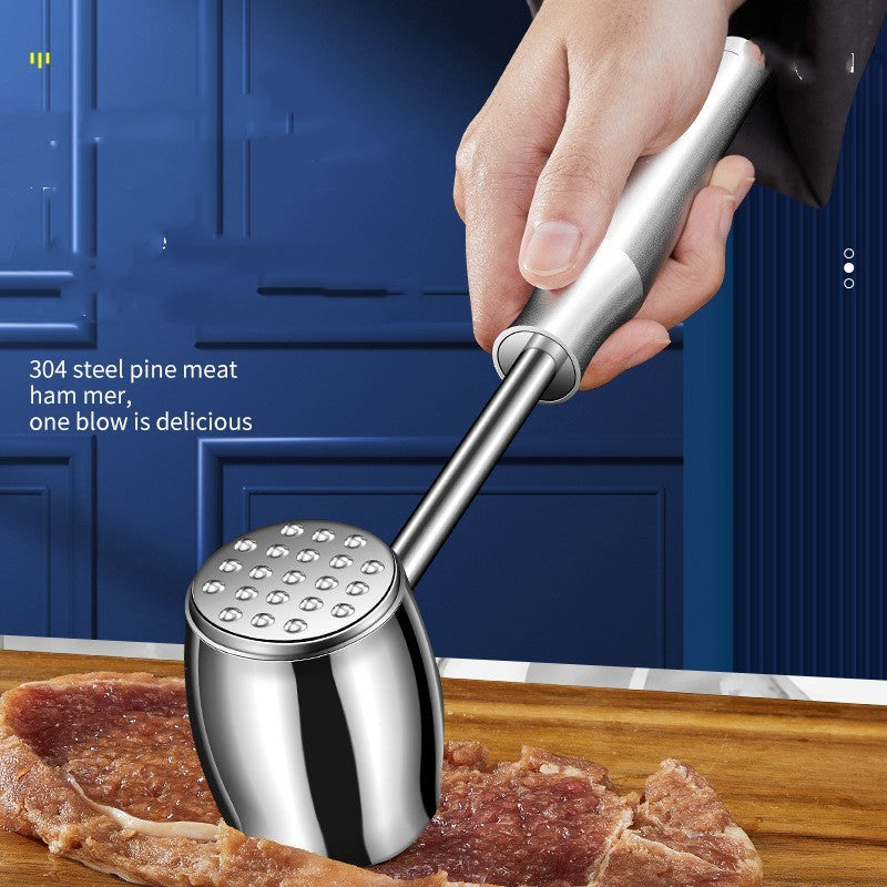 Stainless Steel Meat Tenderizer for Household Kitchen Use