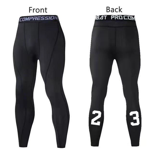 Men’s Compression Tights Leggings – Running & Gym Sports Pants