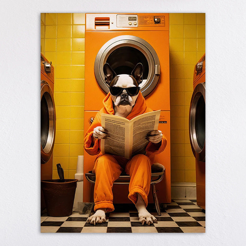 Animal Wall Art – Decorative HD Airbrush Canvas Painting for Home Decoration