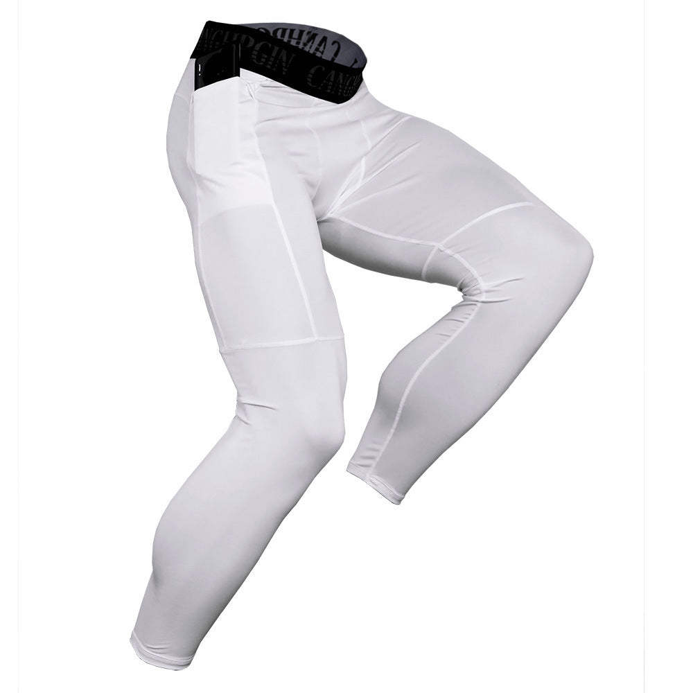 Men’s Quick-Dry Compression Running Tights – Sports Training Pants