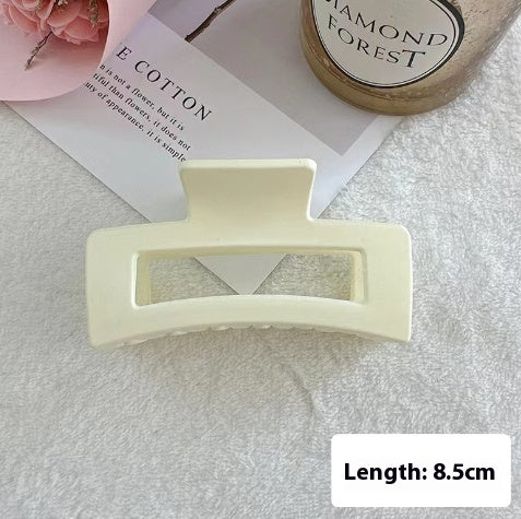 Women's Simple And Versatile Solid Color Grip Clip