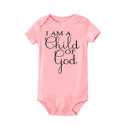 Alphabet Baby Short Sleeve Casual Baby Bodysuit