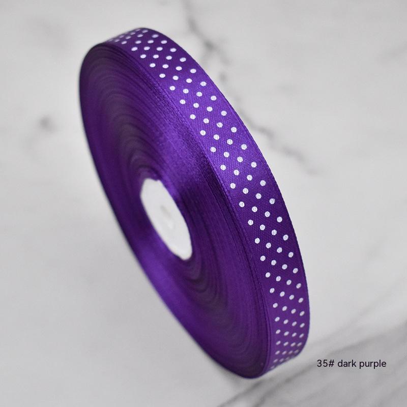 Handmade Bow Polka Dot Ribbon – Craft, Gift Wrapping, and Sewing Accessories