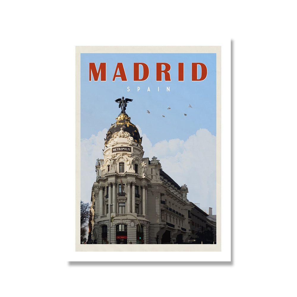 Frameless Decorative Poster – Canvas Core Modern Minimalist Wall Art Painting