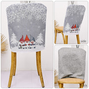 Christmas Ornament Rudolph Printed Table And Chair Cover
