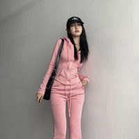 Pink hoodie