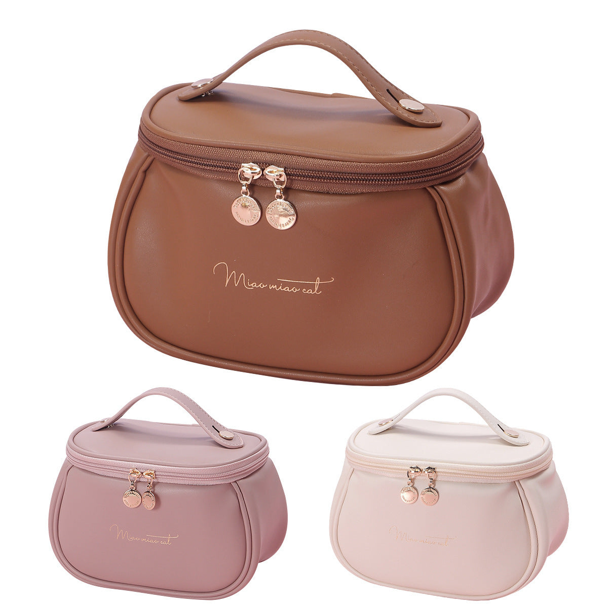 Large Capacity Makeup Bag – Portable Travel Toiletry Cosmetic Organizer