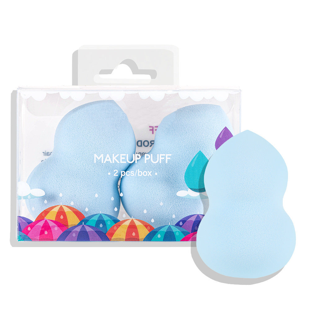 2-Pack Cosmetic Beauty Eggs – Drop & Pear-Shaped Makeup Sponges