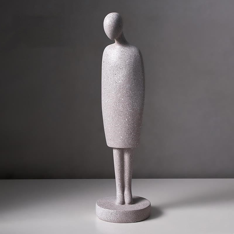 Nordic Minimalist Art Abstract Character Ornament