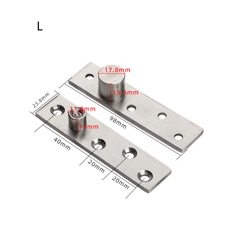 Stainless Steel 360 Degree Hinge Wooden Door Upper And Lower Hinge Locator