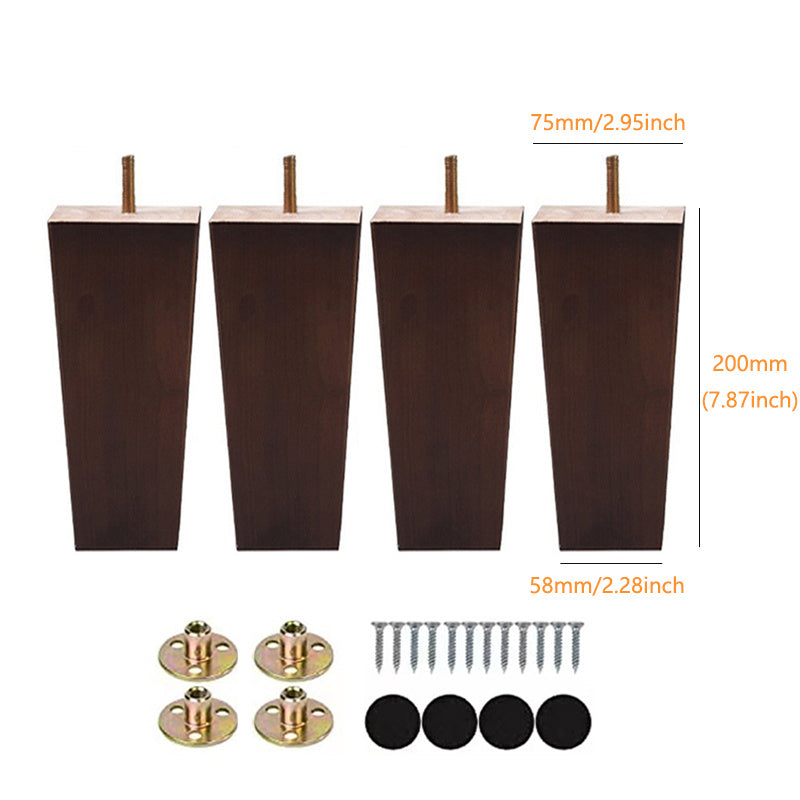 Sofa Bed Bathroom Cabinet Chair Coffee Table Replacement Feet Wooden Legs