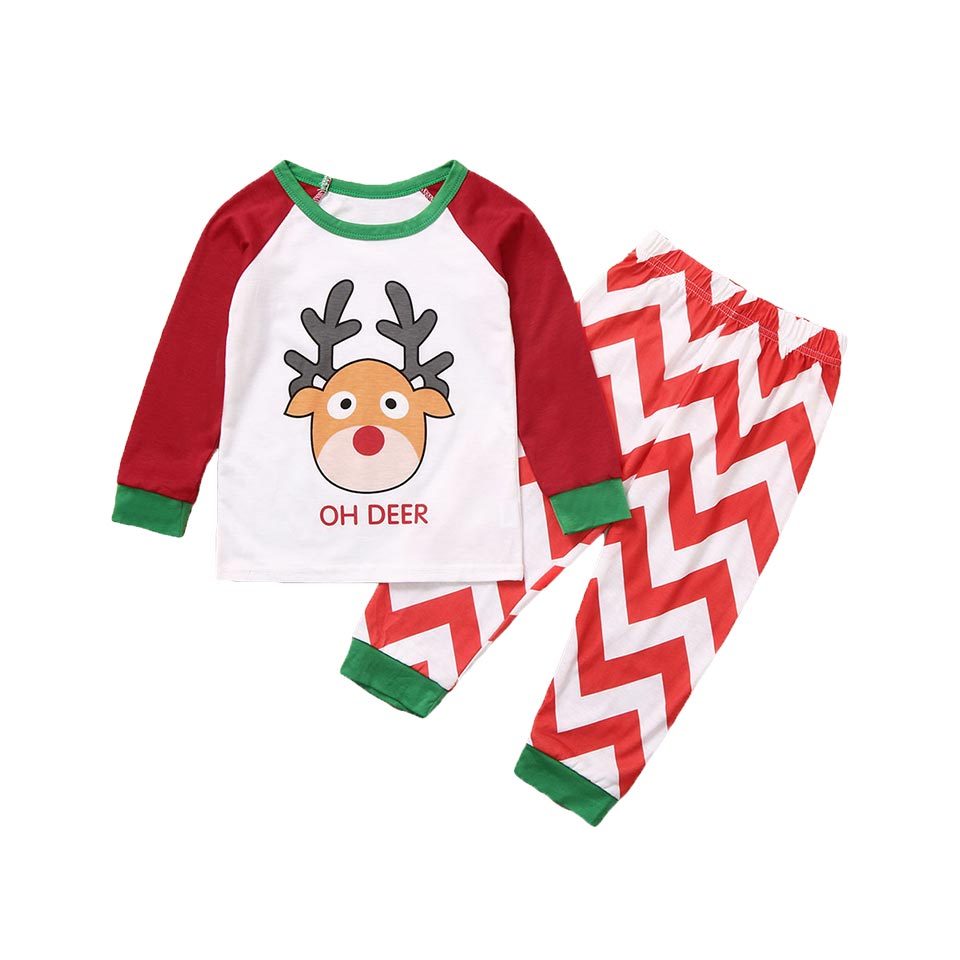 Home Wear Wave Stripe Parent-child Suit