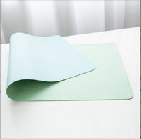 Green and Lake Blue