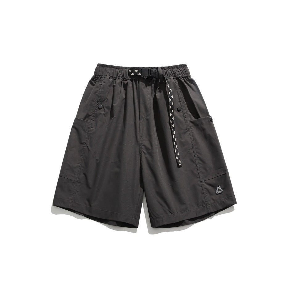 Fashion Personality Retro Workwear Shorts Men