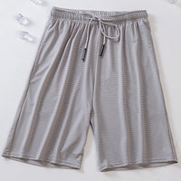 Mesh Gray Cropped Pants