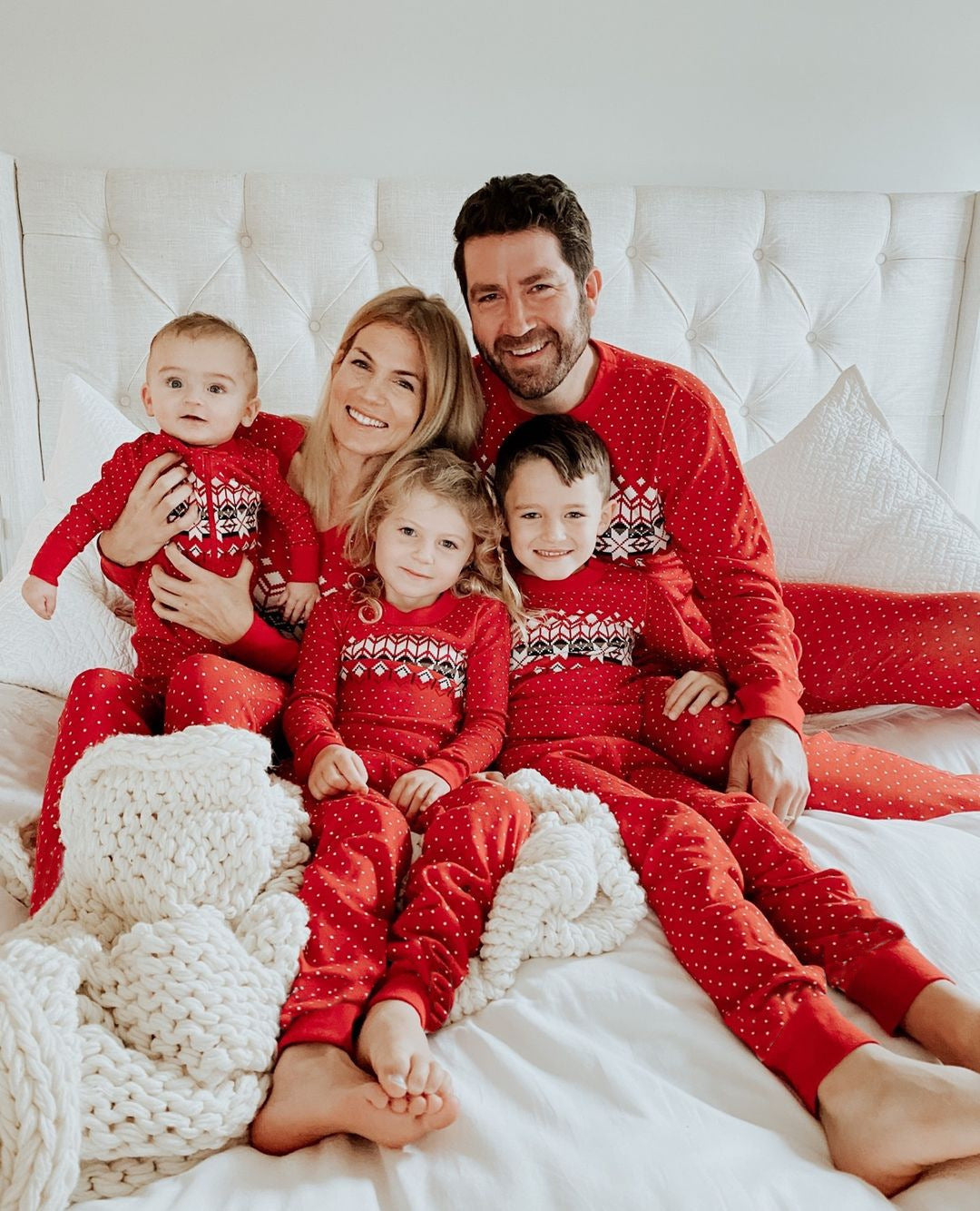 New Explosive Christmas Little Retro Parent-child Homewear