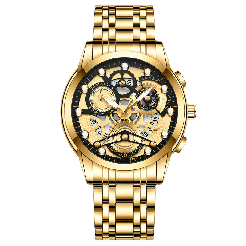 Men's Hollow Non-Mechanical Business Watch