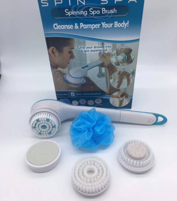 Spin Spa Brush – Rotating Facial & Body Cleanser