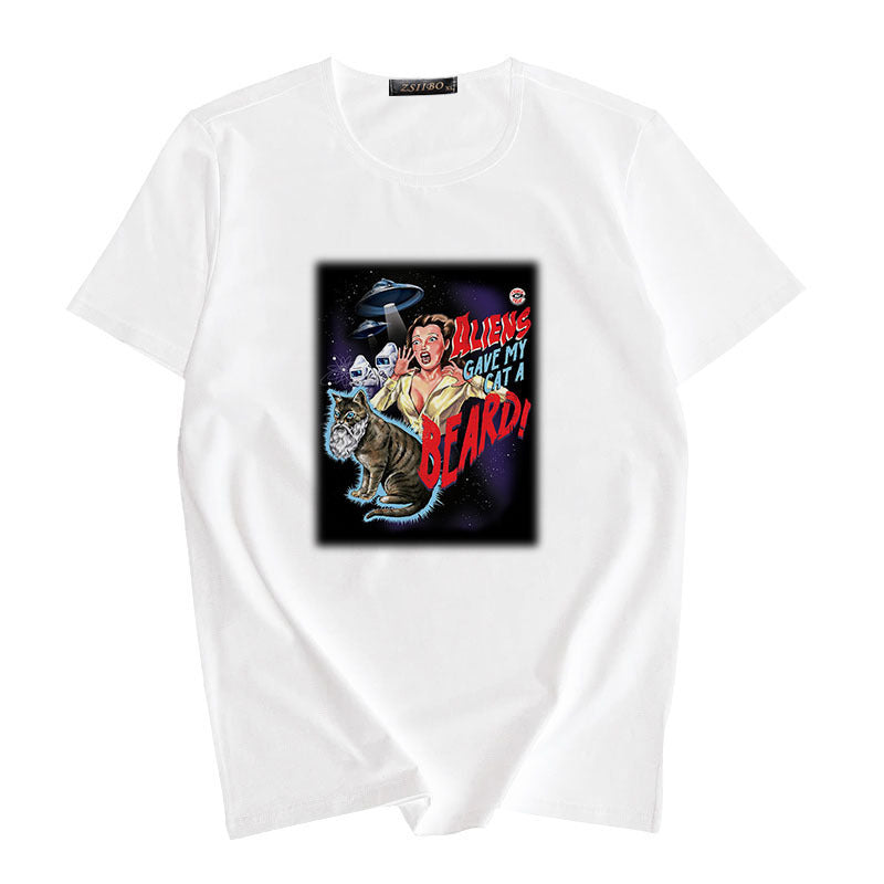 Ladies Summer Printed T-Shirt – Lightweight, Casual & Stylish