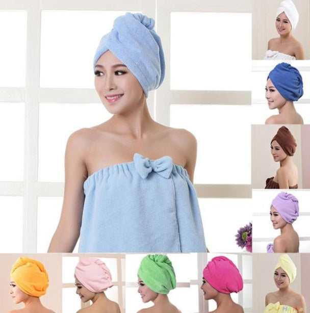 Women’s Hair Dryer Cap – Absorbent Hair Drying Towel