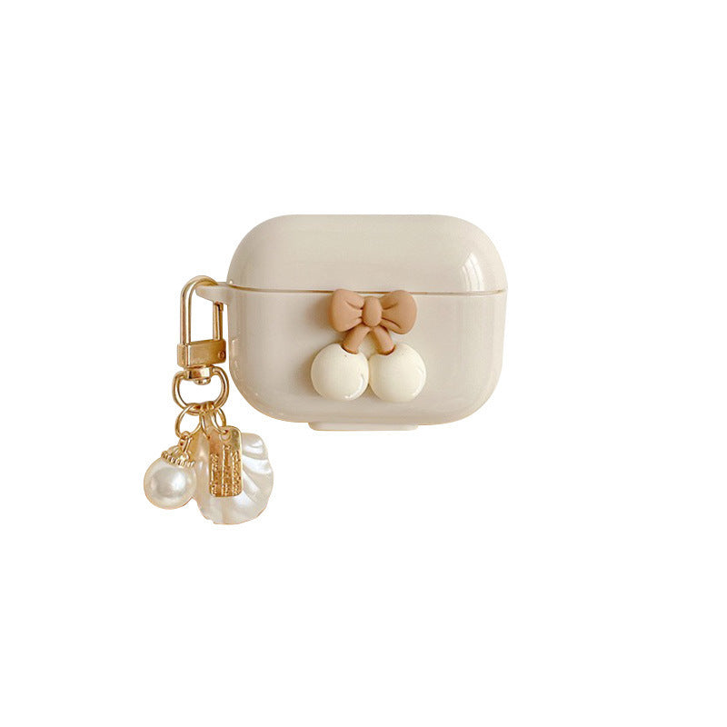 Earphone Sleeves Protective Shell Pearl Solid Color