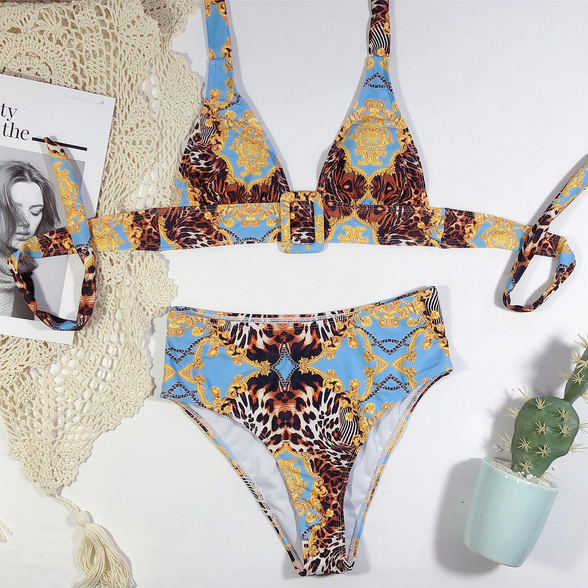 Women’s Halter Bikini Set – Beach Swimwear