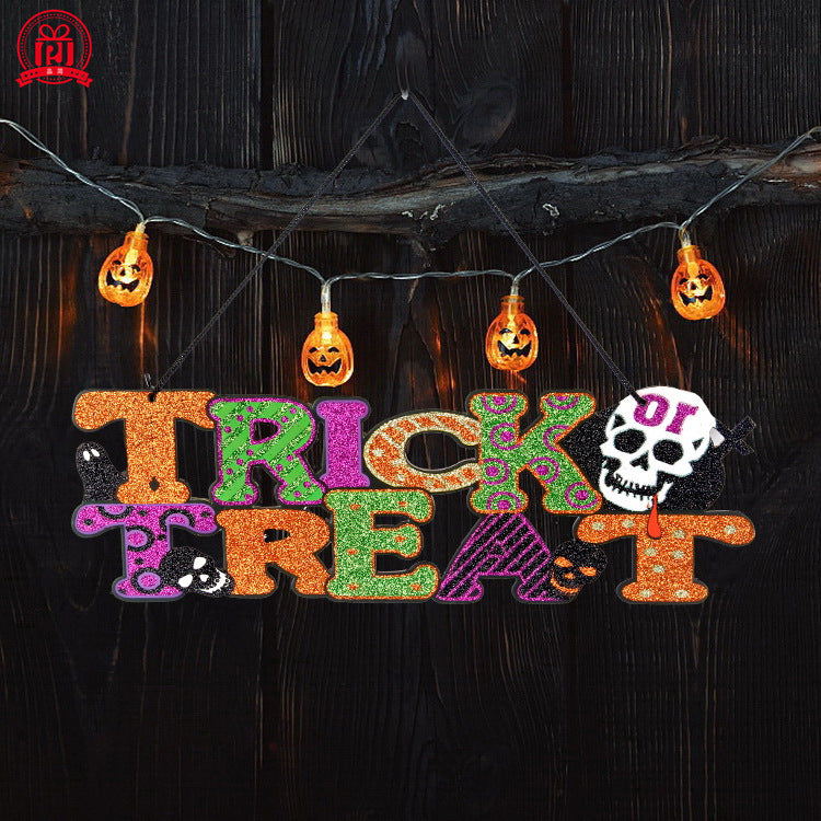 Halloween Glitter Decoration Props – Sparkly Party Ornaments for Haunted House and Holiday Displays