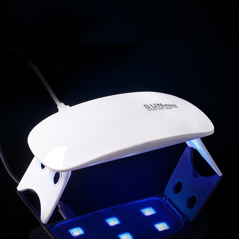 Mini LED Nail Lamp – Portable Mouse-Shaped UV Phototherapy Dryer