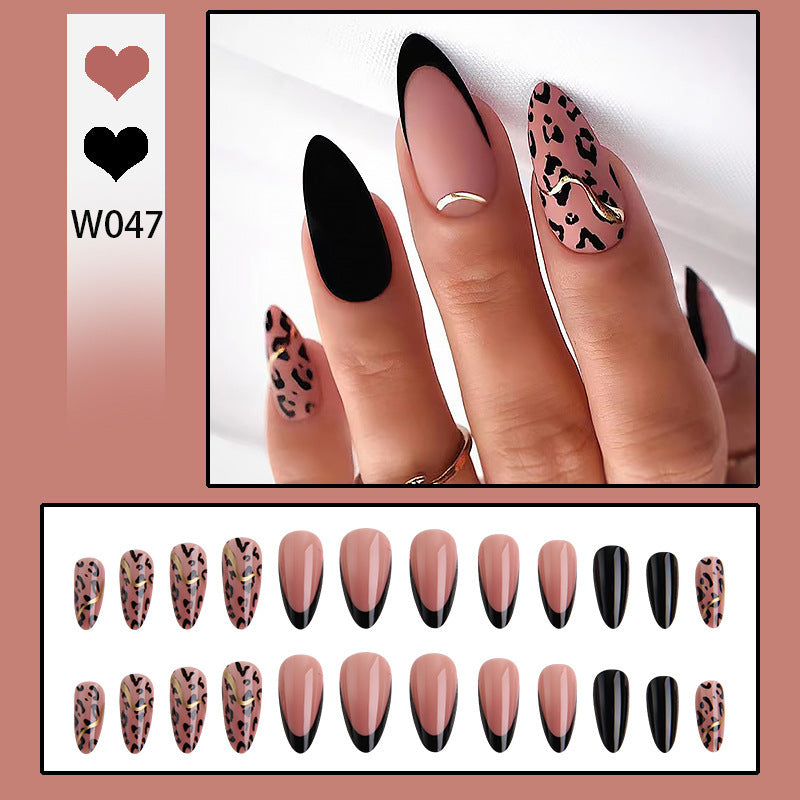 French Sweet Cool Striped Nail Sticker