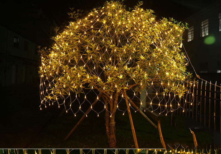LED Net Lights Fishing Grid Lanterns Holiday Wedding Christmas Decoration