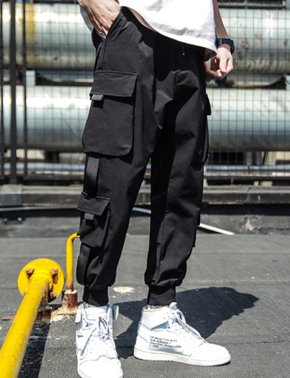 Men’s Casual Workwear Nine-Point Harem Pants – Loose Fit
