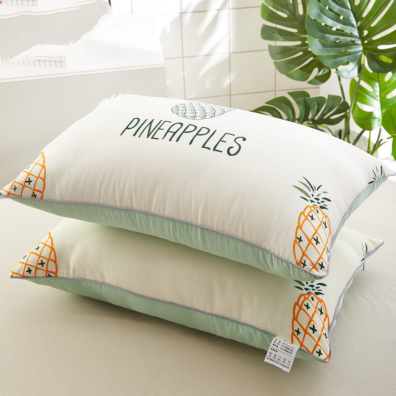 Ergonomic Single-Use Polyester Fiber Cervical Pillow