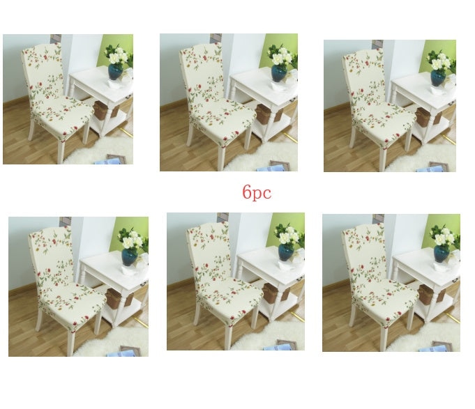 Elastic Siamese Solid Color Stretch Office and Hotel Chair Cover
