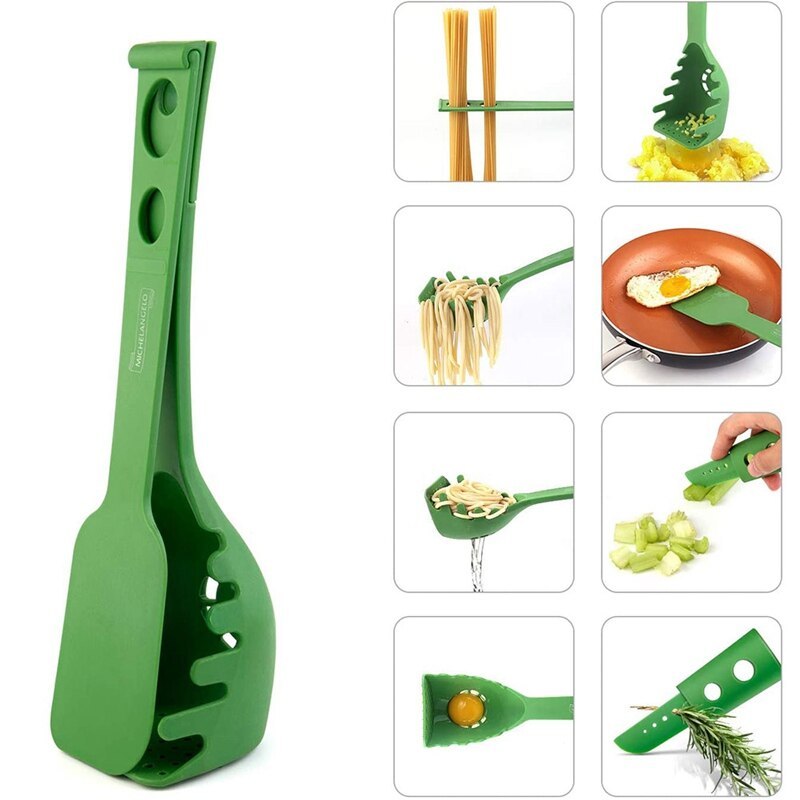 Multifunction Kitchen Spoon – Strainer, Ladle, and Spatula in One