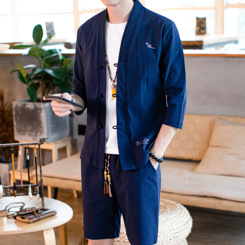 Chinese style linen set