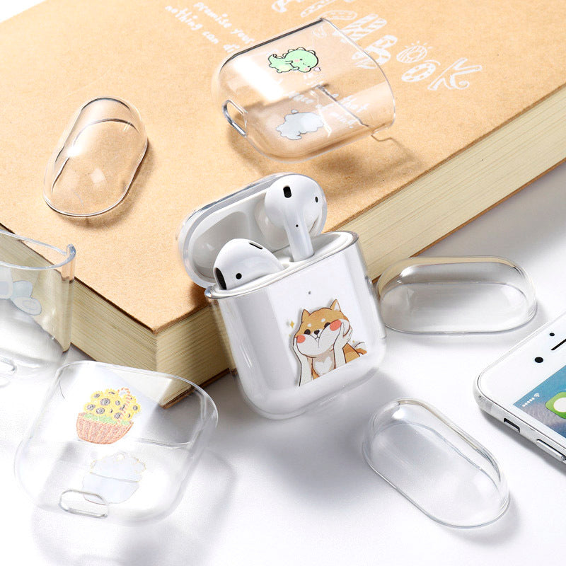 Transparent TPU Earphone Case - Apple Compatible