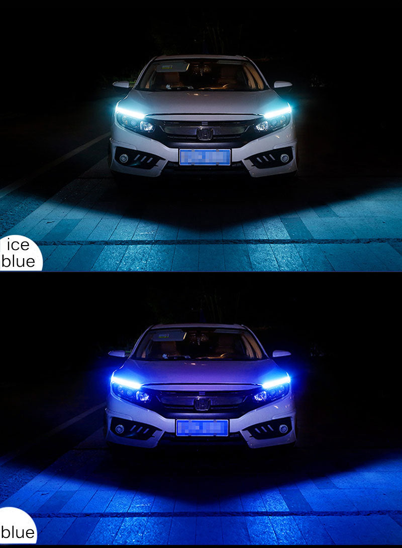 Silicone Car Interior Mood Lighting Footwell LED 12V