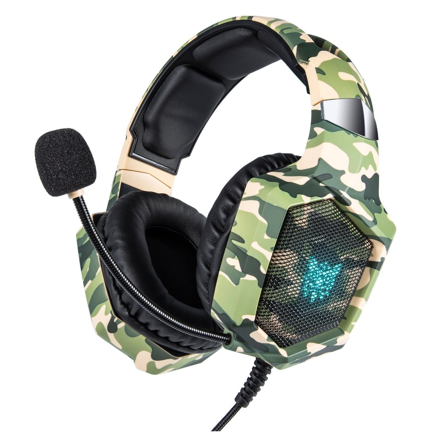 K8 Camouflage Headphones – Stylish High-Quality Sound