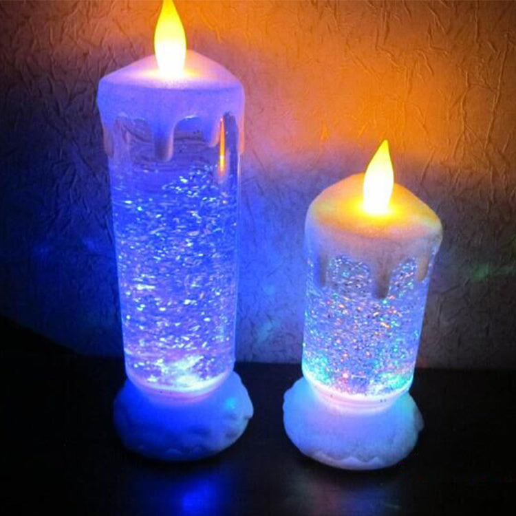Colorful LED Water Candle Light Decorative Lamp