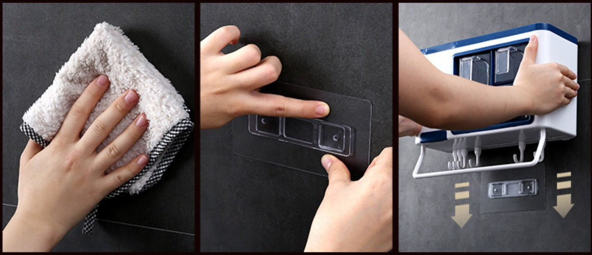 Punch-Free Kitchen Shelf – Easy Install Wall Rack